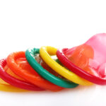 farverige kondomer